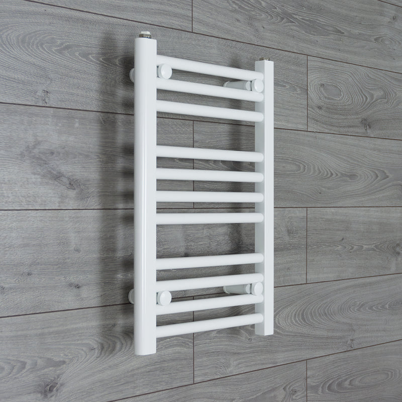 400mm Wide Flat White Towel Radiators