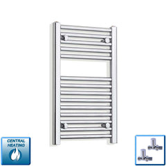 Cheap 450 x 688 Heated Straight Towel Rail Chrome