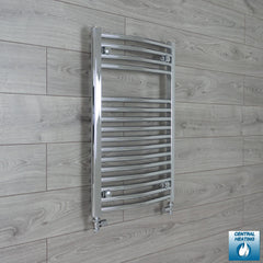 Cheap 600 x 764 Heated Flat Chrome Towel Rail Chrome