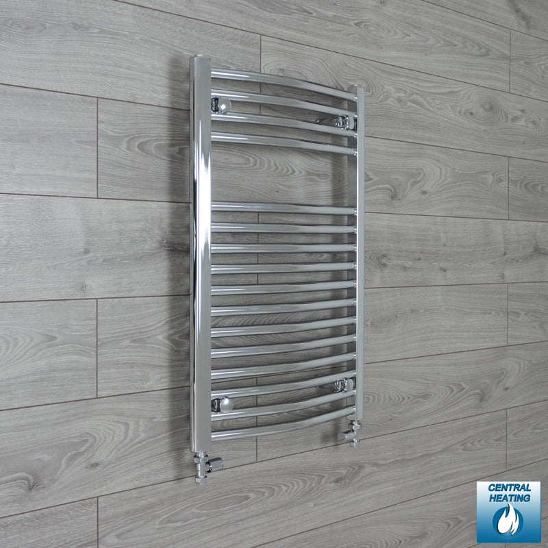 Cheap 600 x 764 Heated Flat Chrome Towel Rail Chrome