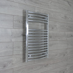 Cheap 600 x 764 Heated Flat Chrome Towel Rail Chrome