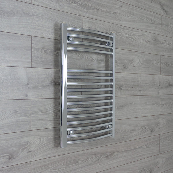 Cheap 600 x 764 Heated Flat Chrome Towel Rail Chrome