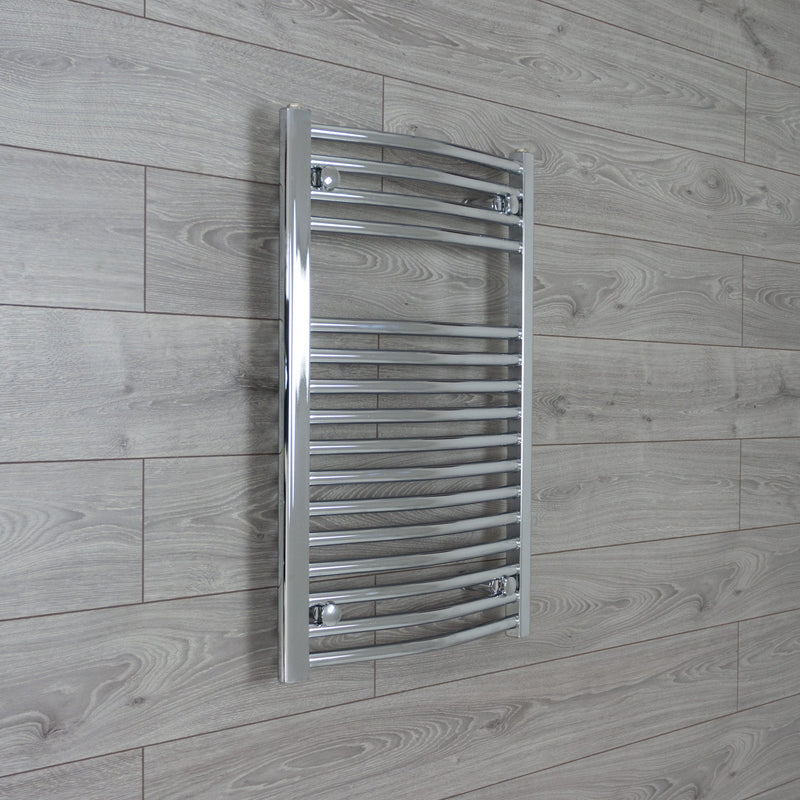 Cheap 600 x 764 Heated Flat Chrome Towel Rail Chrome