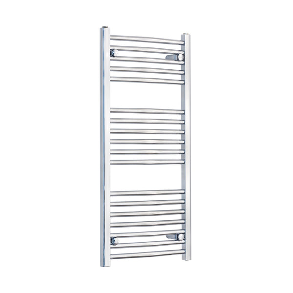Sale 500 x 1000 Heated Flat or Curved Towel Radiator Chrome