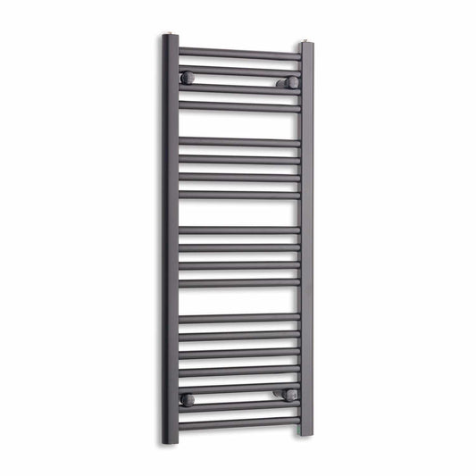 Black Towel Rail 1000 mm High 400 mm Wide Central Heating