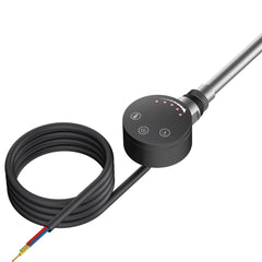150 Watt / Black ER-Touch Thermostatic Heating Element for Heated Towel Radiator