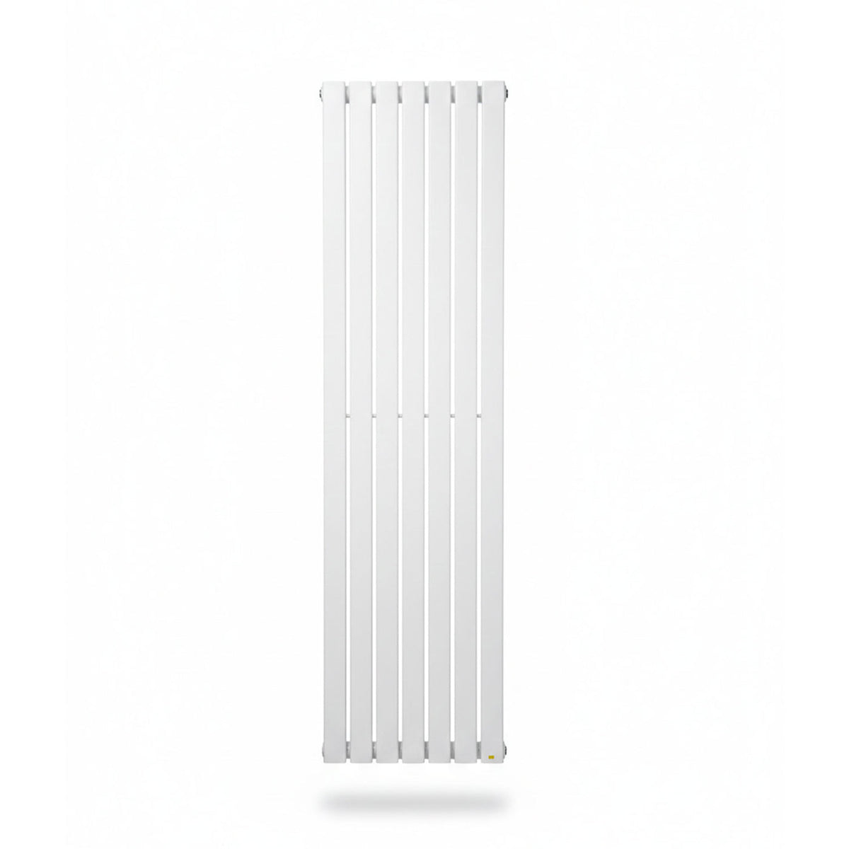 Flatty white vertical column panel radiator