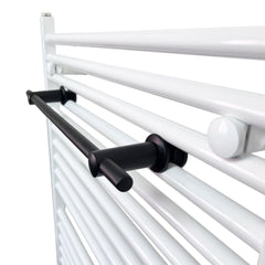 Black Hanger Extra Towel Rail Radiator Bar 460mm - Companyblue