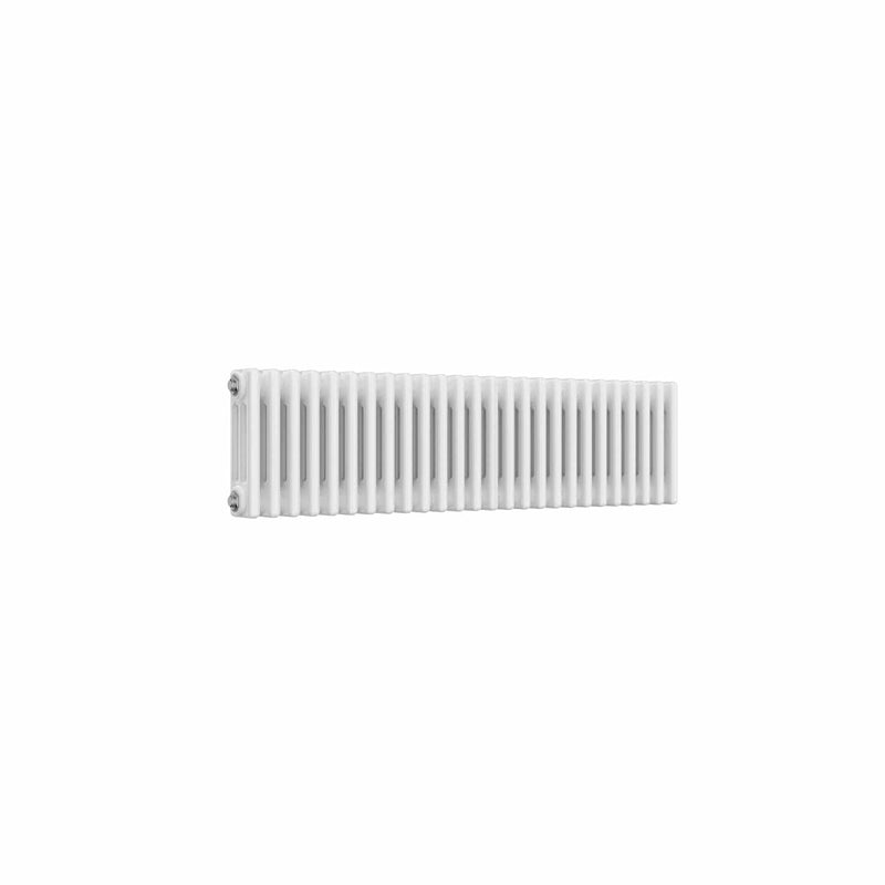 3 Column / 300 x 1190 mm Reina Colona White Traditional Column Horizontal Radiator
