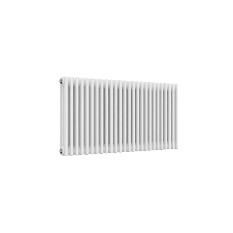 3 Column / 600 x 1190 mm Reina Colona White Traditional Column Horizontal Radiator