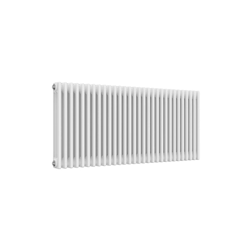 3 Column / 600 x 1370 mm Reina Colona White Traditional Column Horizontal Radiator