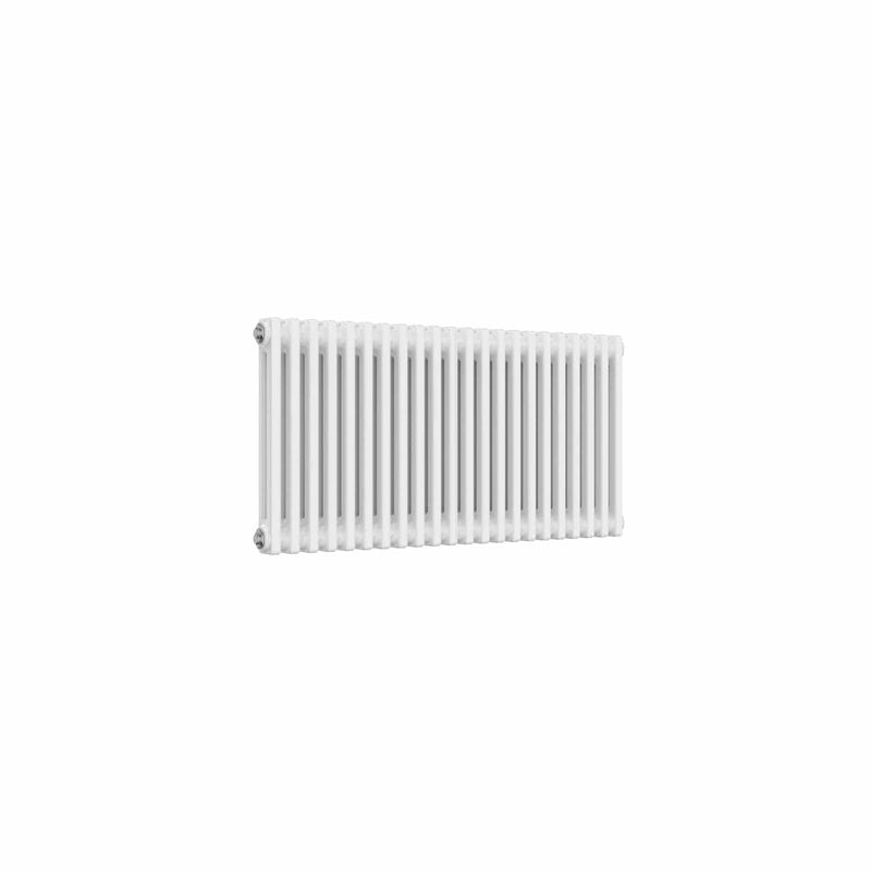 2 Column / 500 x 1010 mm Reina Colona White Traditional Column Horizontal Radiator