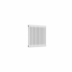 2 Column / 600 x 605 mm Reina Colona White Traditional Column Horizontal Radiator