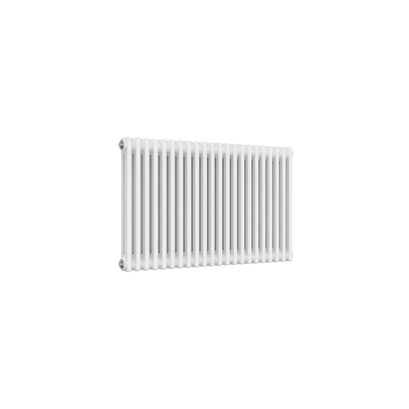 2 Column / 600 x 1010 mm Reina Colona White Traditional Column Horizontal Radiator