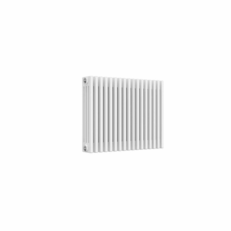 4 Column / 600 x 785 mm Reina Colona White Traditional Column Horizontal Radiator