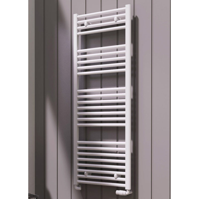 Reina Diva Designer Flat White Heated Towel Radiator