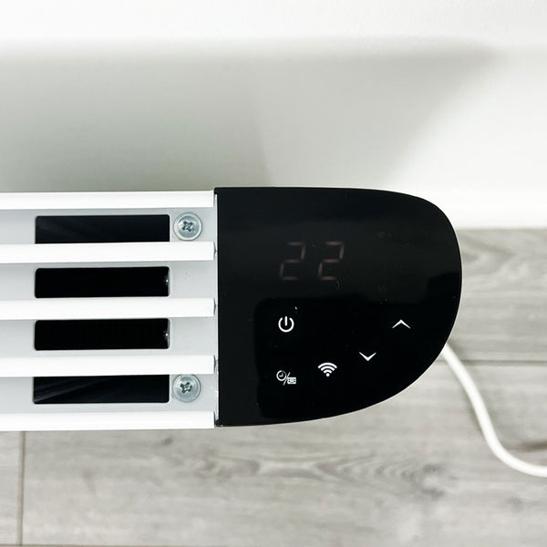 Reina Serre Wifi Electric Radiator Horizontal Aluminium