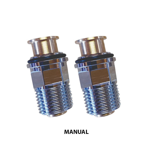 Shut-Off Valve Manual Towel Rail Shut-Off Valves Pair: Manual and TRV