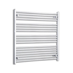 Towel Rail Only 1000mm Wide 1000mm High Flat Chrome Heated Towel Rail