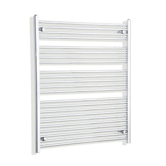 Towel Rail Only 1000mm Wide 1200mm High Flat Chrome Heated Towel Rail HTR