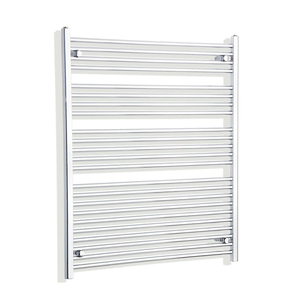 Towel Rail Only 1000mm Wide 1200mm High Flat Chrome Heated Towel Rail HTR