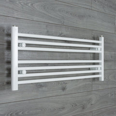 Towel Rail Only 1000mm Wide 400mm High Flat White Heated Towel Rail Radiator