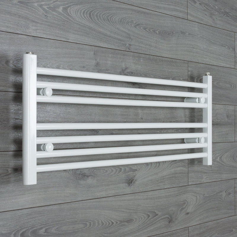 Towel Rail Only 1000mm Wide 400mm High Flat White Heated Towel Rail Radiator