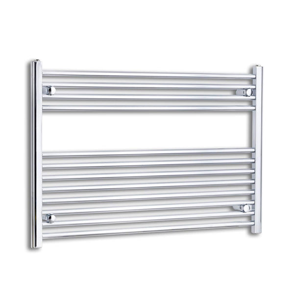 Towel Rail Only 1000mm Wide 700mm High Flat Chrome Heated Towel Radiator
