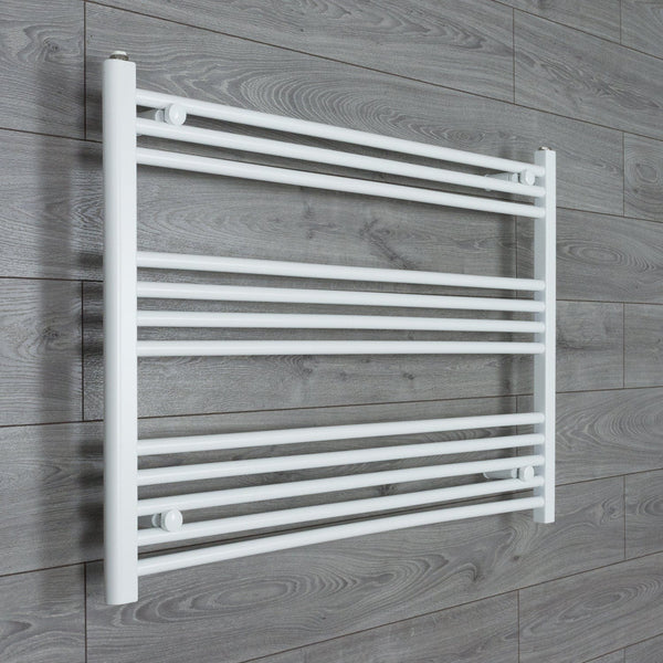 Towel Rail Only 1000mm Wide 700mm High Flat White Heated Towel Rail Radiator