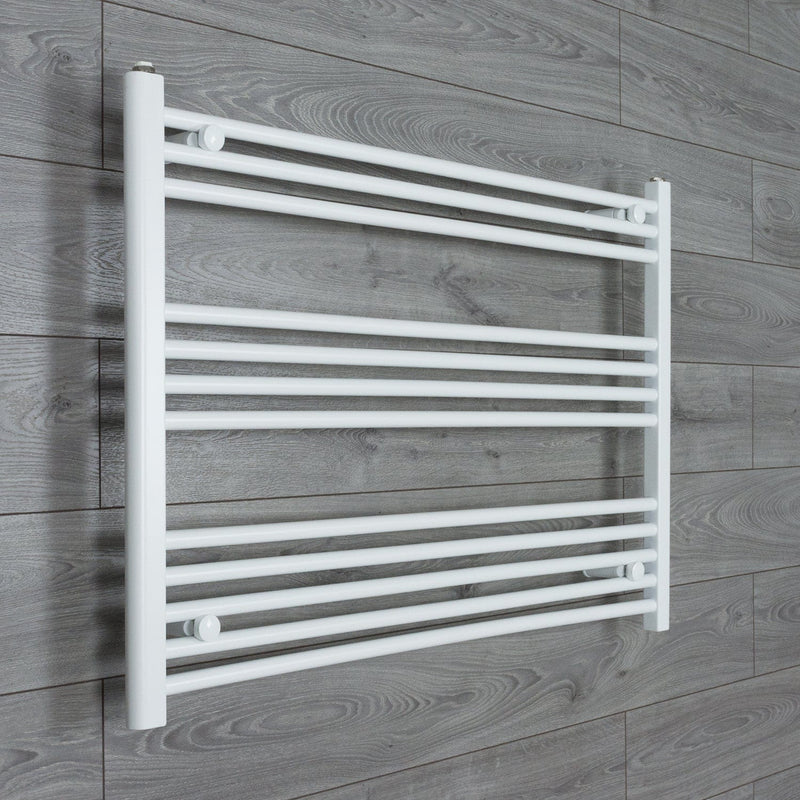 Towel Rail Only 1000mm Wide 700mm High Flat White Heated Towel Rail Radiator