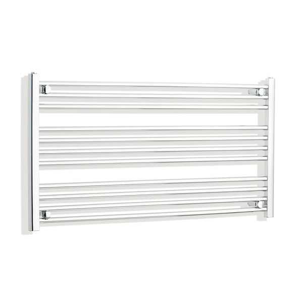 Towel Rail Only 1200mm Wide 600mm High Flat Chrome Heated Towel Rail HTR