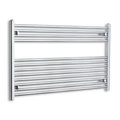 Towel Rail Only 1200mm Wide 700mm High Flat Chrome Heated Towel Radiator