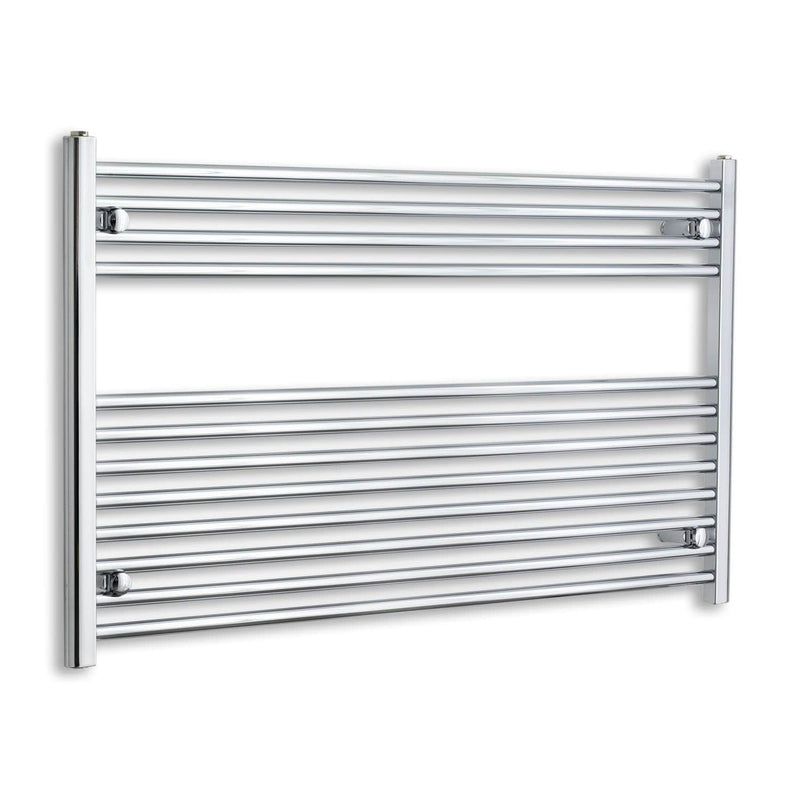 Towel Rail Only 1200mm Wide 700mm High Flat Chrome Heated Towel Radiator