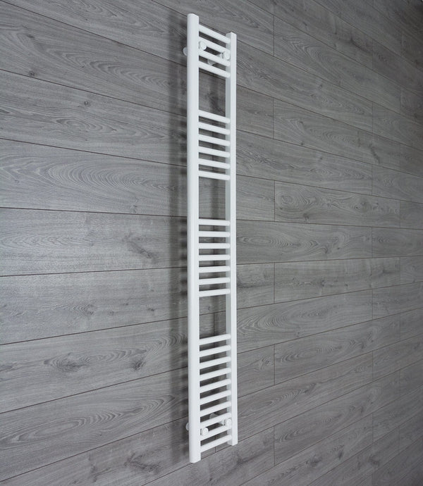 Towel Rail Only 200mm Wide 1600mm High Flat White Heated Towel Rail Radiator HTR