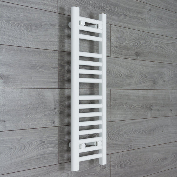Towel Rail Only 200mm Wide 800mm Flat White Heated Towel Rail Radiator HTR