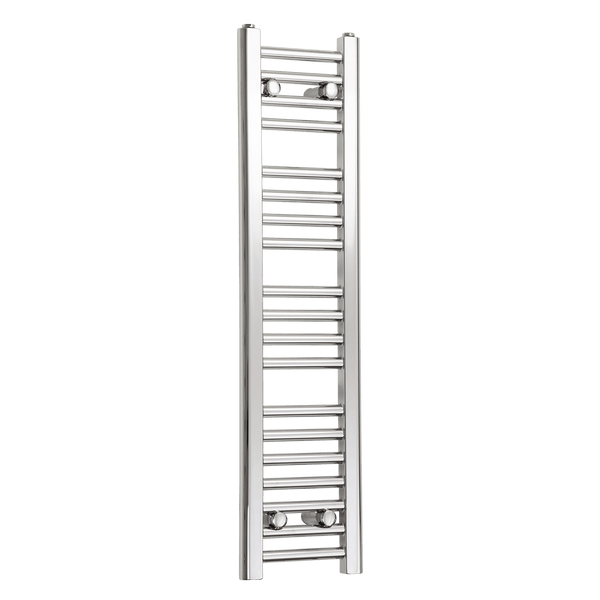 Towel Rail Only 250mm Wide 1000mm High Flat Chrome Heated Towel Radiator