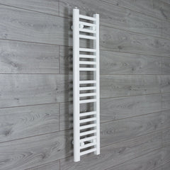Towel Rail Only 250mm Wide 1000mm High Straight White Heated Towel Rail