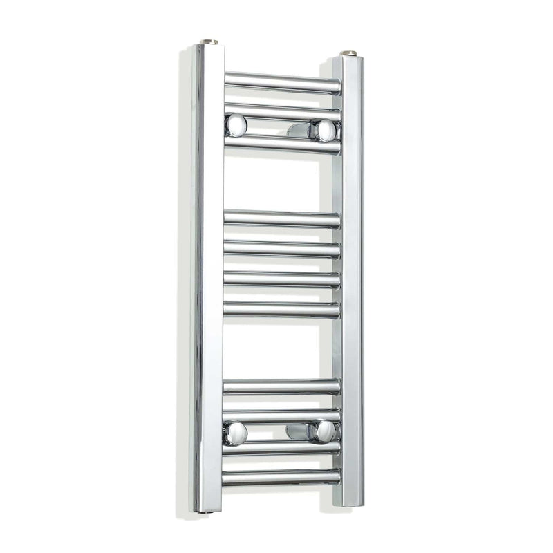 Towel Rail Only 250mm Wide 600mm High Flat Chrome Heated Towel Rail Radiator