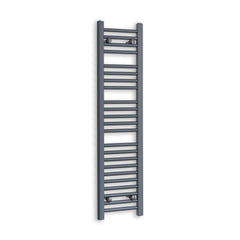 Towel Rail Only 300 x 1200mm Flat Anthracite Sand Grey Heated Towel Radiator