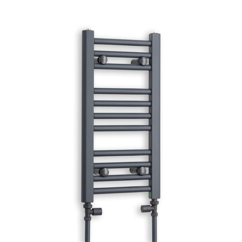 300 x 600 Flat Anthracite Sand Grey Heated Towel Rail