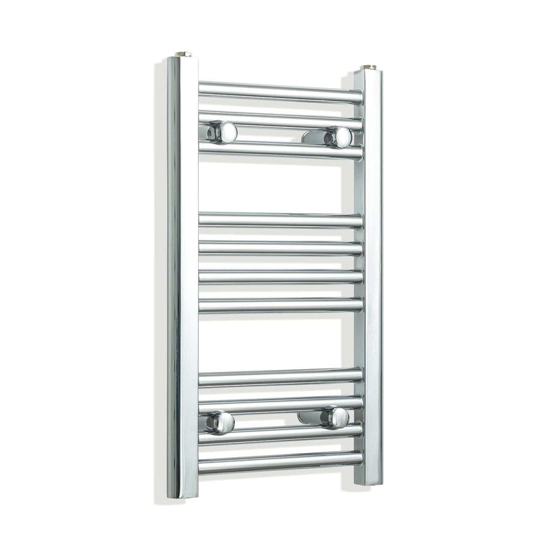 Towel Rail Only 300 x 600mm High Flat Chrome Heated Towel Rail Radiator HTR