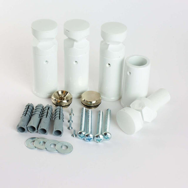 300mm Wide 1600mm High Flat White Heated Towel Rail Radiator