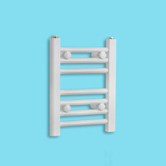 Towel Rail Only 300mm Wide 400mm High Flat White Heated Towel Rail Radiator