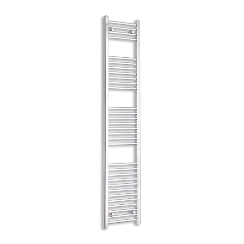 Towel Rail Only 350mm Wide 1800mm High Flat Chrome Heated Towel Rail