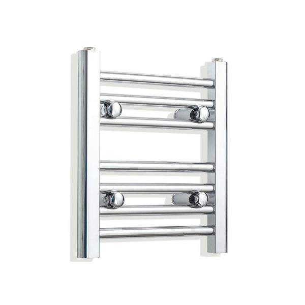 Towel Rail Only 350mm Wide 400mm High Flat Chrome Heated Towel Rail Radiator
