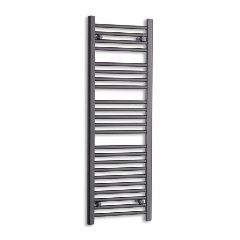 Towel Rail Only 400 x 1200mm High Flat Black Heated Towel Rail Radiator