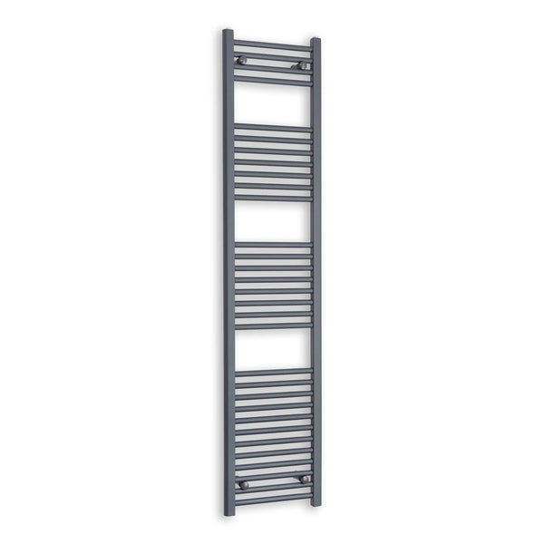 Towel Rail Only 400mm Wide 1800mm High Flat Anthracite Heated Towel Rail