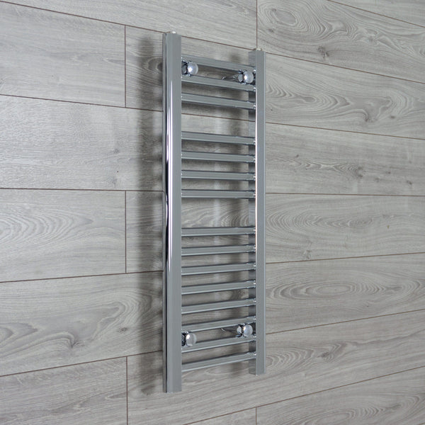 Towel Rail Only 400mm Wide 800mm High Flat Chrome Heated Towel Radiator HTR