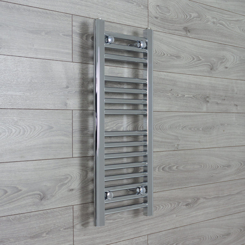 Towel Rail Only 400mm Wide 800mm High Flat Chrome Heated Towel Radiator HTR