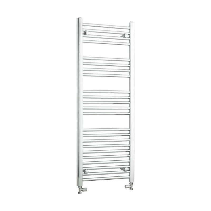Towel Rail Only 450mm Wide 1200mm High Flat Chrome Heated Towel Radiator